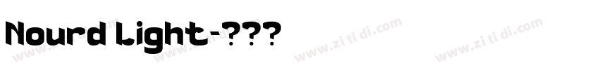Nourd Light字体转换